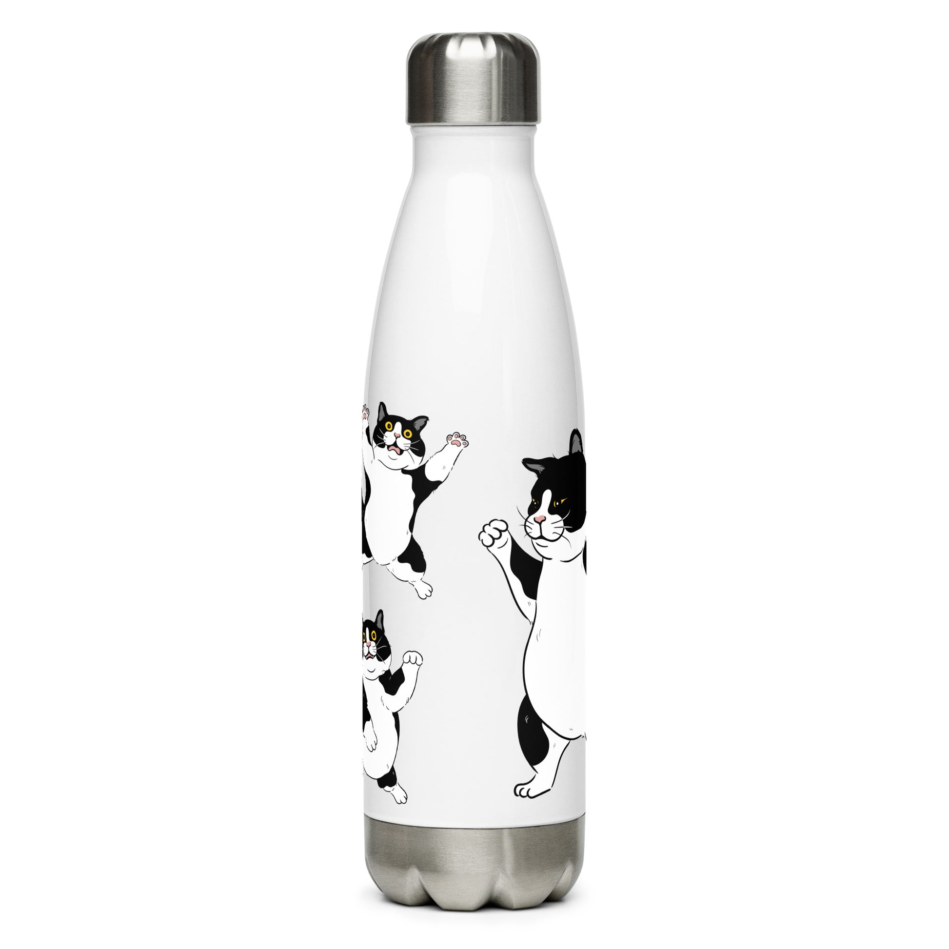butelka termiczna prezent dla kociary dachowiec biały 500 ml 5
