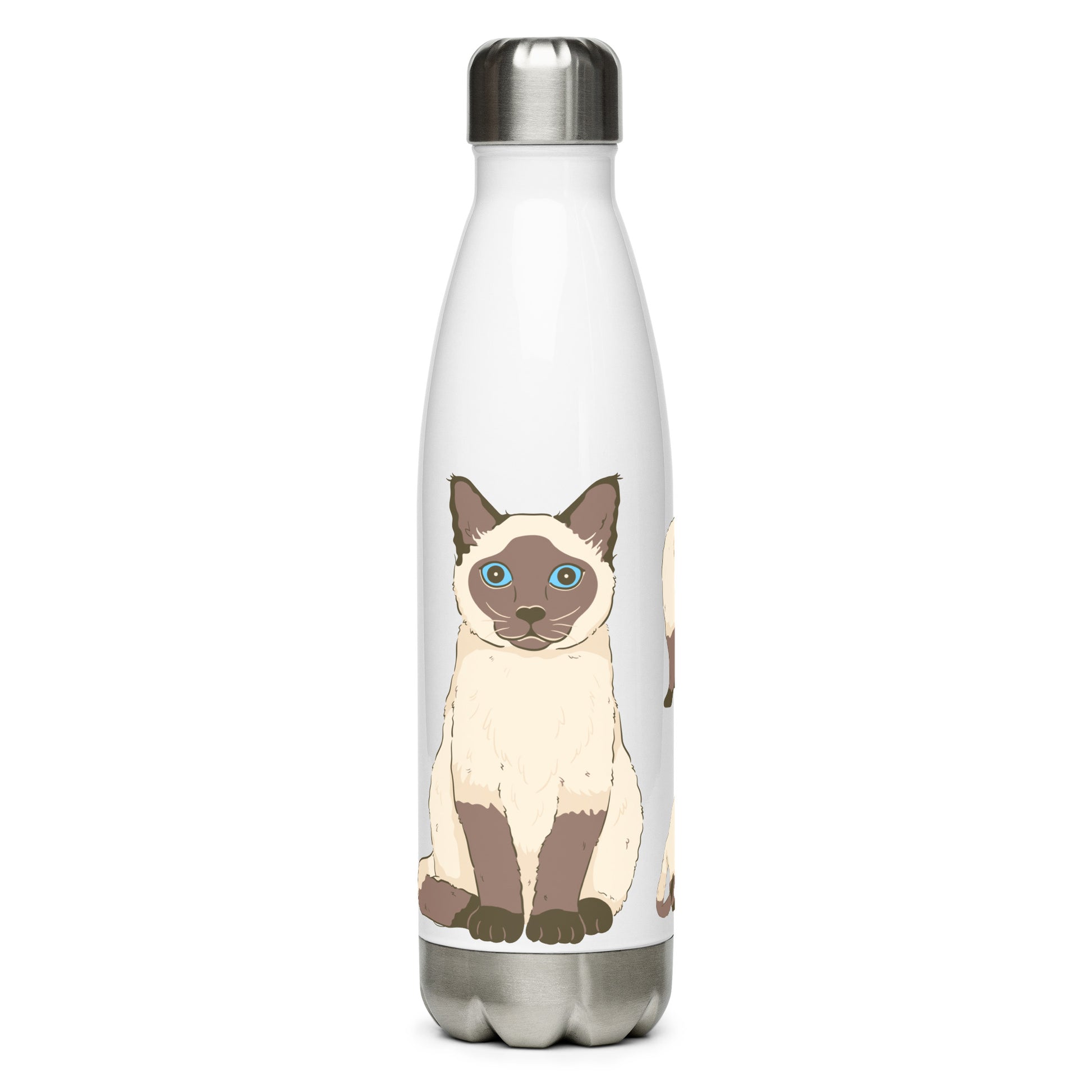 prezent dla kociary butelka termiczna z kotem syjamski 3
