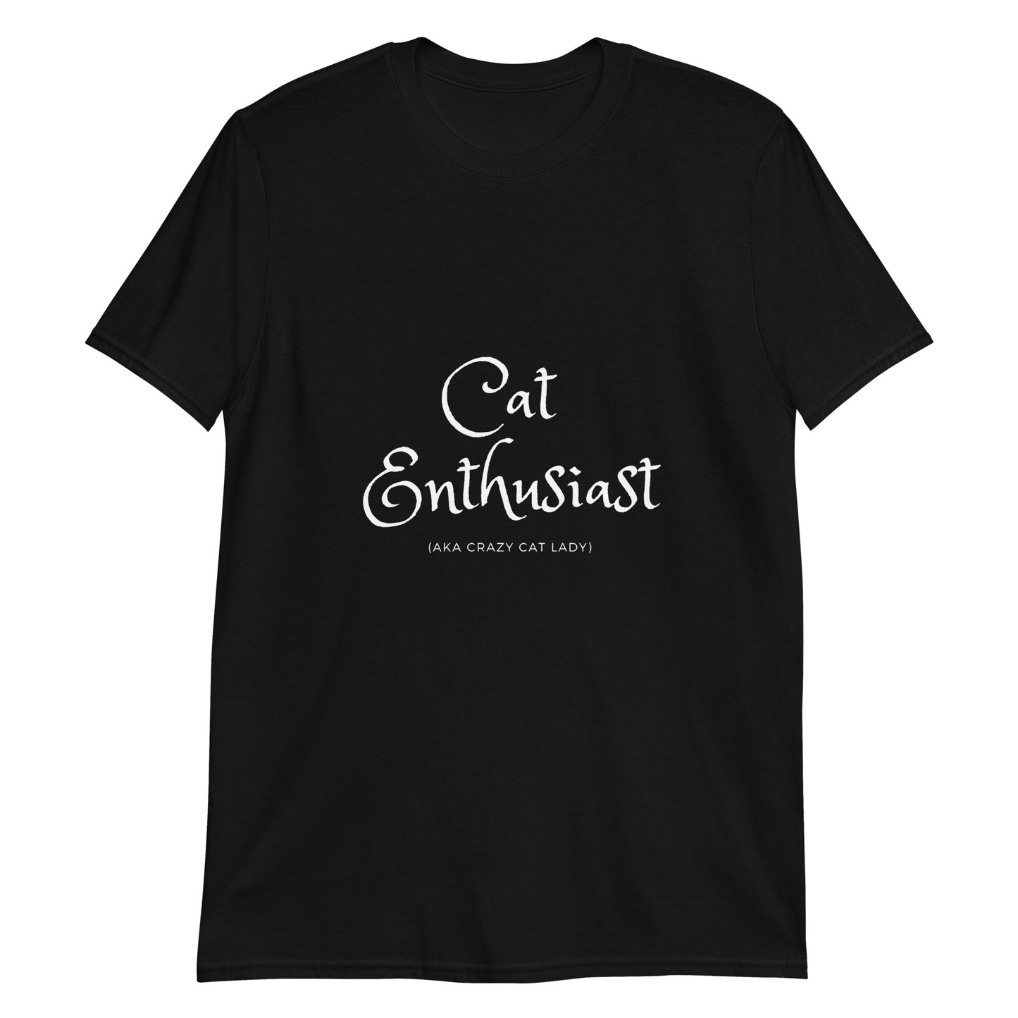prezent dla kociary t-shirt cat enthusiast czarny 7