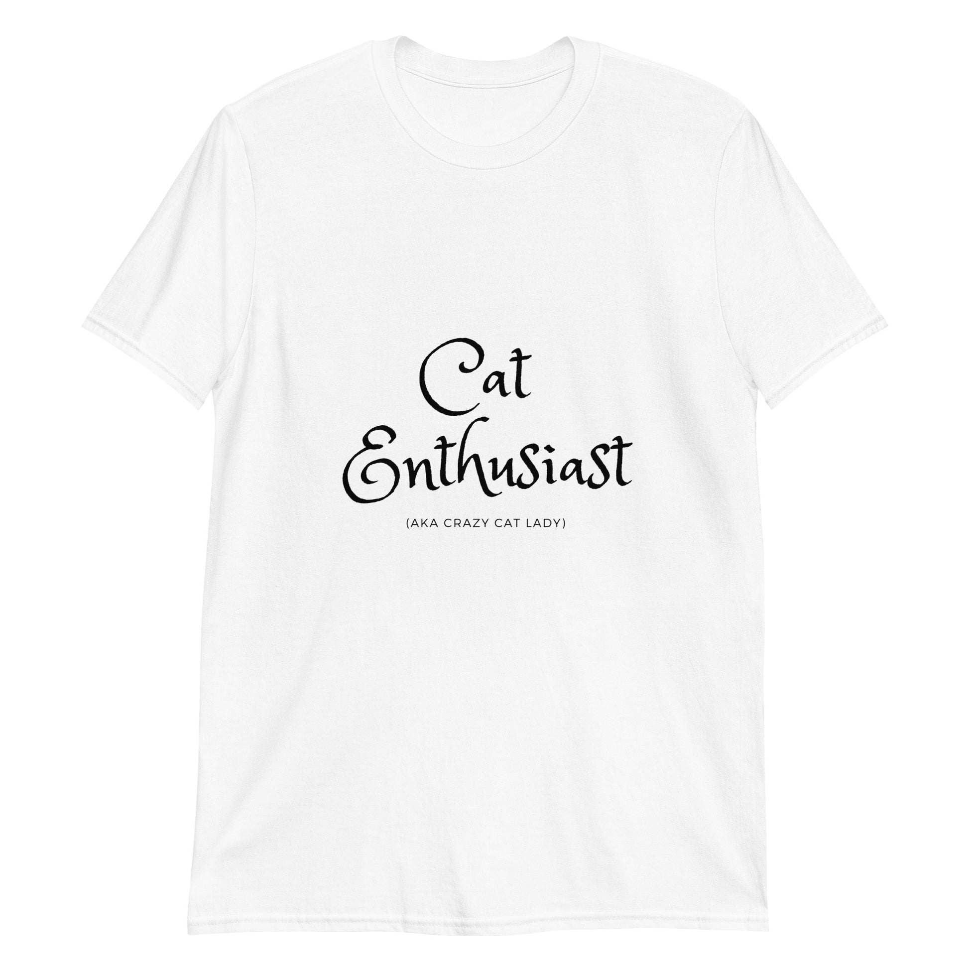 prezent dla kociary t-shirt cat enthusiast biały 6