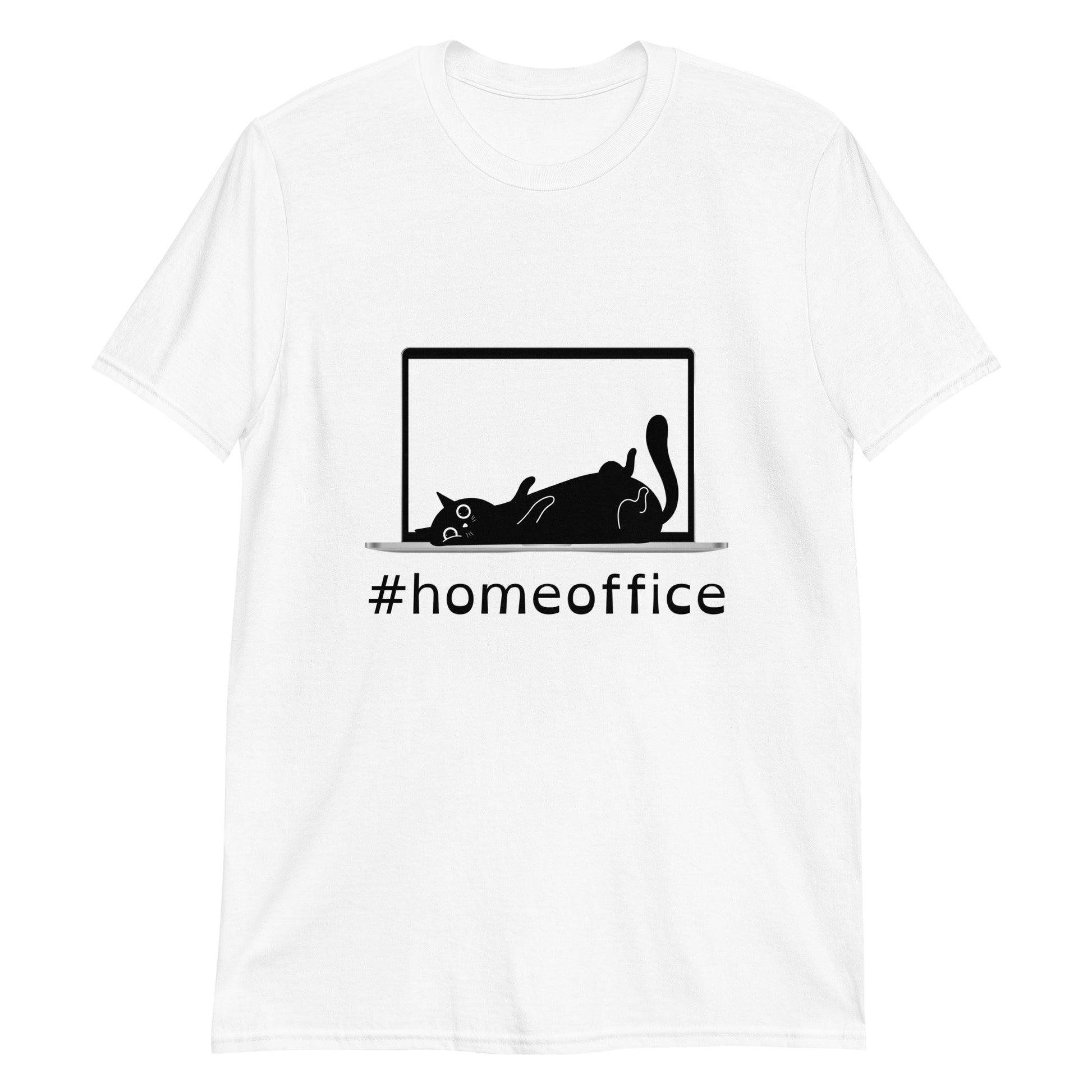 t-shirt damski #homeoffice biały prezent dla kociary 4