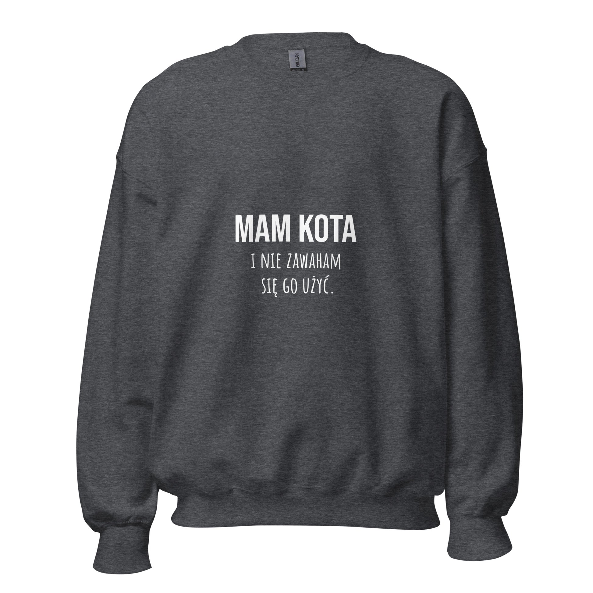 Bluza 'Mam Kota' ciemny szary Prezent dla Kociarza 9
