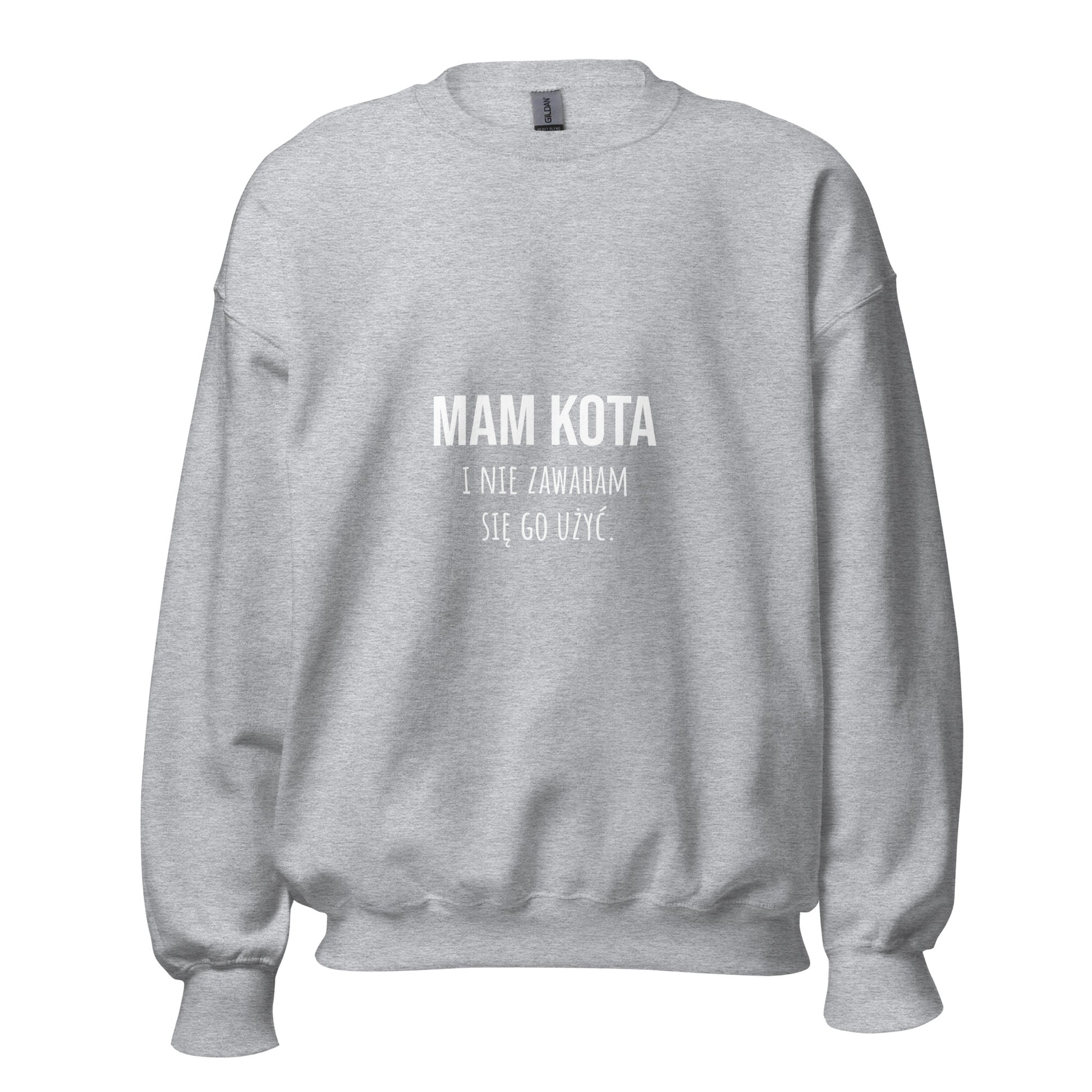 Bluza 'Mam Kota' szary Prezent dla Kociarza 12