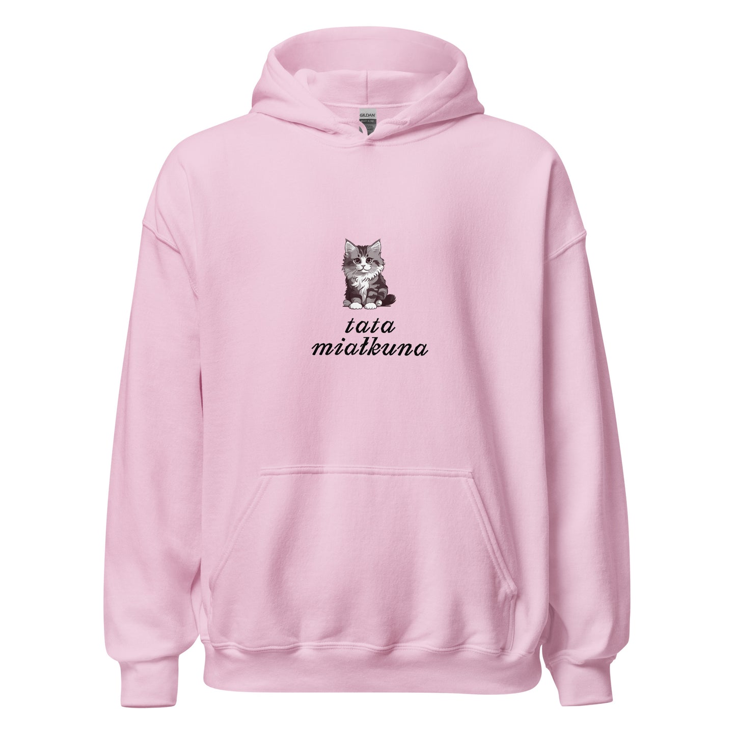 prezent dla kociarza bluza z kotem mainecoon różowa 1