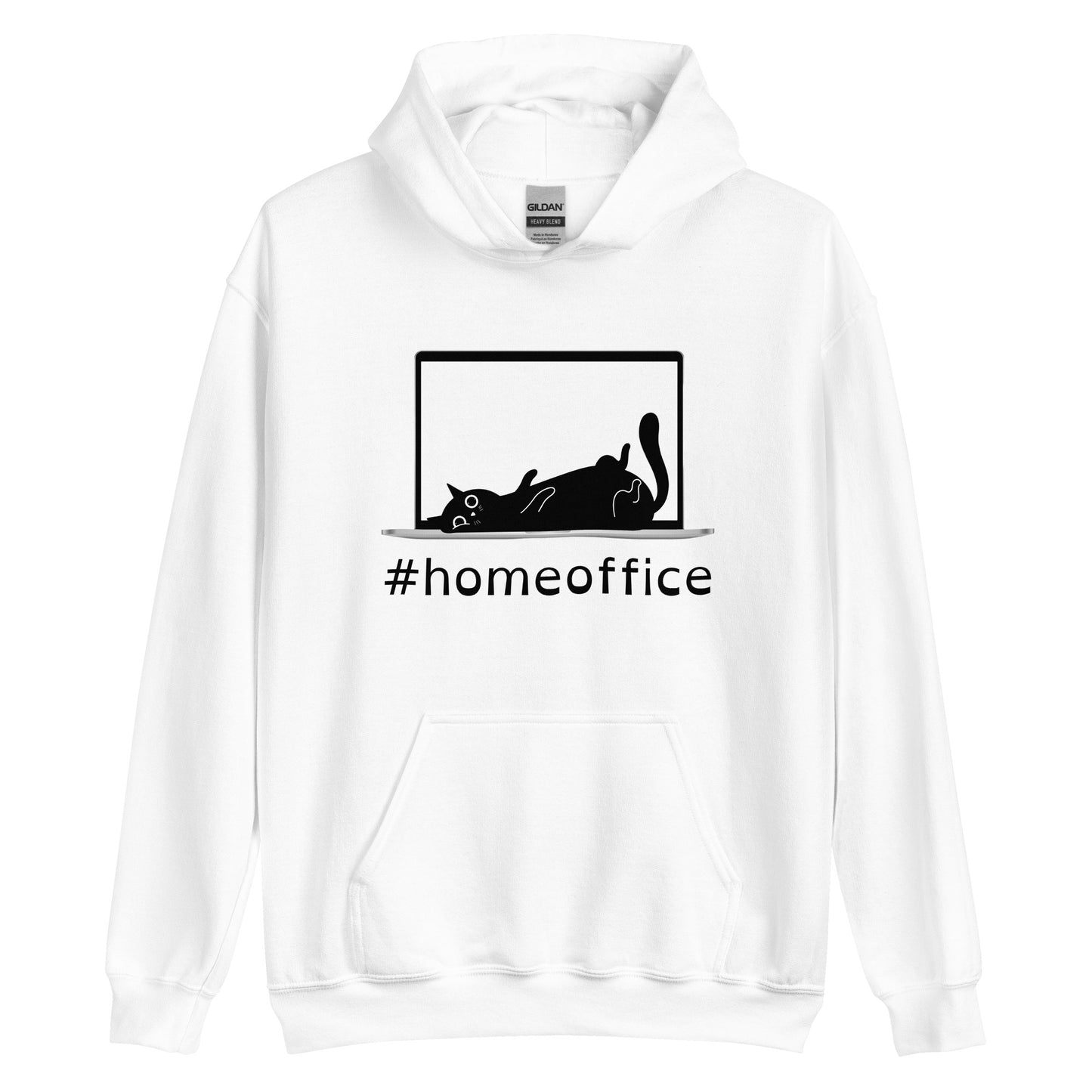bluza home office prezent dla kociary biała 2