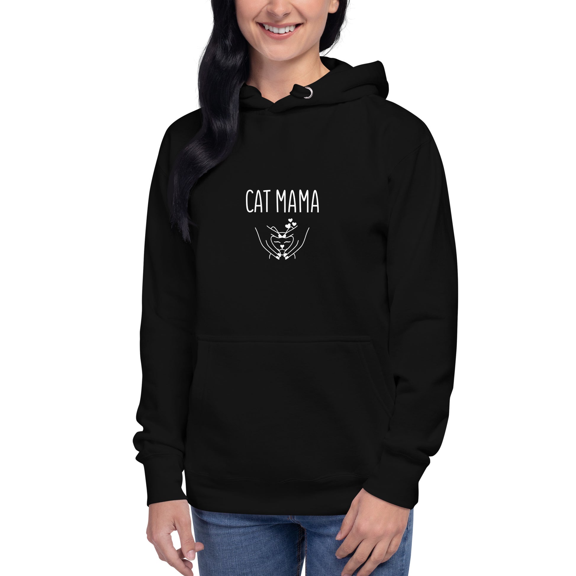 bluza cat mama prezent dla kociary czarna 1